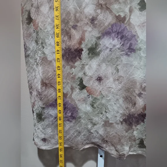 K Woman Women's (Size 24W) Green/Purple Floral Two-Piece Dress Set (NWT) - Picture 16 of 16